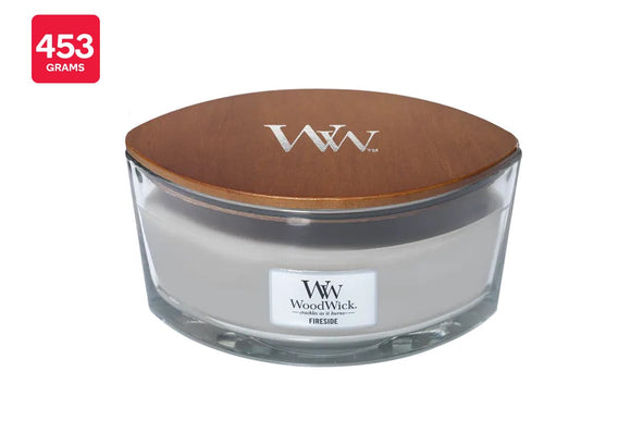 NNEKG WoodWick Ellipse Fireside Candle