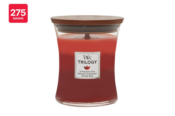 NNEKG WoodWick Medium Trilogy Exotic Spices Candle