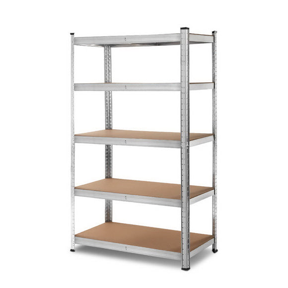 NNEDSZ 1.8M Warehouse Racking Rack Shelving Garage Steel Metal Storage Shelves Silver