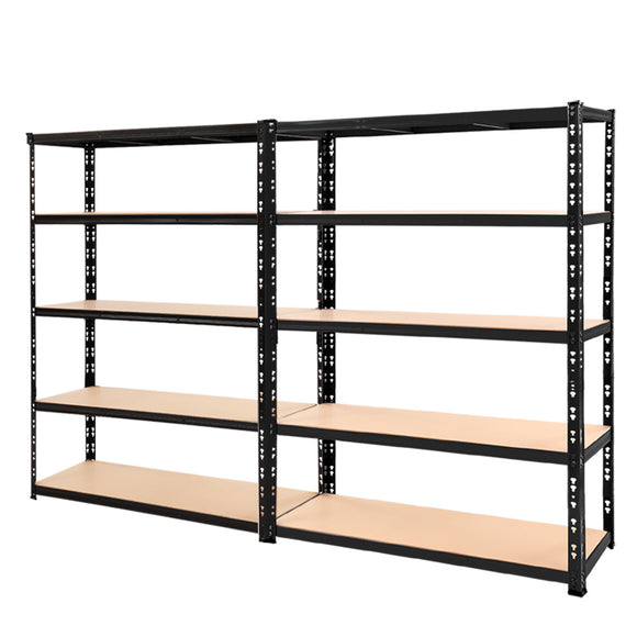 NNEDSZ 2.4MX1.8M Garage Shelving Warehouse Rack Pallet Racking Storage Steel Black