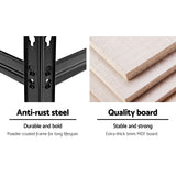 NNEDSZ 2.4MX1.8M Garage Shelving Warehouse Rack Pallet Racking Storage Steel Black