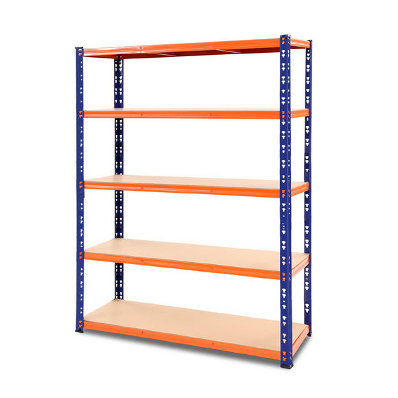 NNEDSZ 1.8M Warehouse Racking Shelving Storage Shelf Garage Shelves Rack Steel