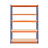 NNEDSZ 1.8M Warehouse Racking Shelving Storage Shelf Garage Shelves Rack Steel