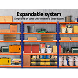 NNEDSZ 2.4MX1.8M Garage Shelving Warehouse Rack Pallet Racking Storage Steel Orange&Blue