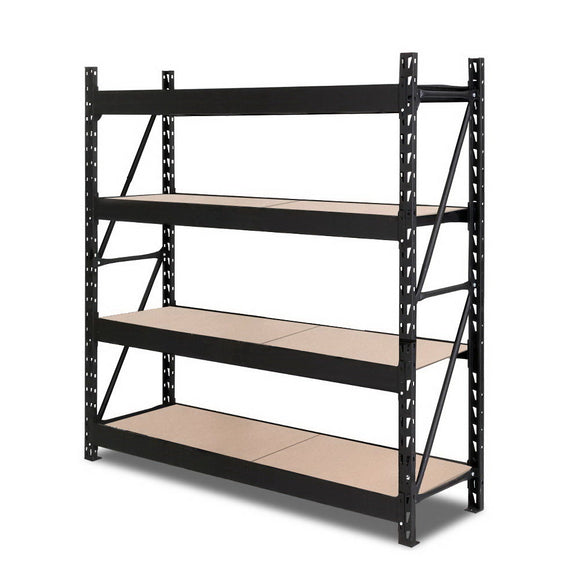 NNEDSZ 2M Warehouse Racking Shelving Garage Heavy Duty Steel Storage Rack