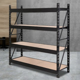 NNEDSZ 2M Warehouse Racking Shelving Garage Heavy Duty Steel Storage Rack