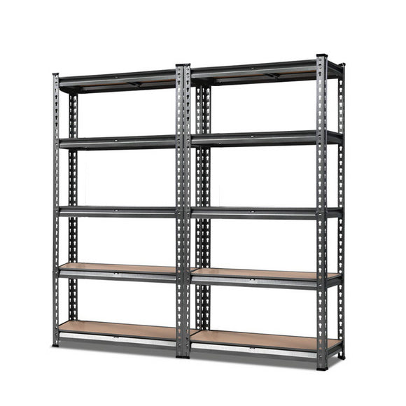 NNEDSZ 2x1.5M Steel Racking Rack Shelving Storage Garage Shelves Shelf