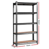 NNEDSZ 4x1.5M Racking Shelving Storage Rack Steel Garage Shelf Shelves