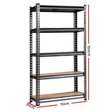 NNEDSZ 5x1.5M Racking Shelving Storage Rack Steel Garage Shelf Shelves