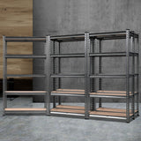 NNEDSZ 5x1.5M Racking Shelving Storage Rack Steel Garage Shelf Shelves