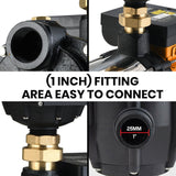 NNEMB Multi-stage Water Hi-pressure Pump with Auto-controller Home Garden Irrigation 4-Stage Electric