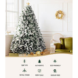 NNEDSZ Jingle Jollys Christmas Tree 1.8M Xmas Trees Decorations Snowy 758 Tips