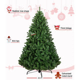 NNEDSZ Jollys 1.8M 6FT Christmas Tree Xmas Decoration Green Home Decor 800 Tips Green