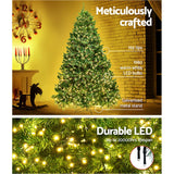 NNEDSZ Jollys 1.8M 6FT Christmas Tree Xmas 1980 LED Lights Warm White 765 Tips