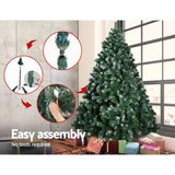 NNEDSZ Jollys 6FT Christmas Snow Tree