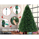 NNEDSZ Jollys Christmas Tree 2.1M 6FT Xmas Decoration Green Home Decor 1584 Tips