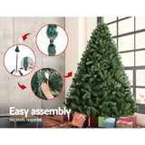 NNEDSZ Jollys 2.1M 7FT Christmas Tree Xmas Decoration Home Decor 1250 Tips Green