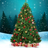 NNEDSZ Jollys 2.1M 7FT Christmas Tree Xmas Decoration Home Decor 1250 Tips Green