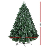 NNEDSZ Jollys 7FT Christmas Snow Tree