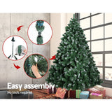 NNEDSZ Jollys 7FT Christmas Snow Tree