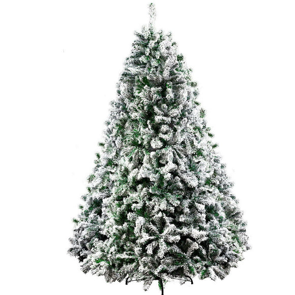 NNEDSZ Jollys Christmas Tree 2.4M 8FT Xmas Decorations Snow Home Decor 1500 Tips