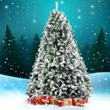 NNEDSZ Jollys Christmas Tree 2.4M 8FT Xmas Decorations Snow Home Decor 1500 Tips