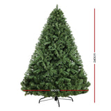 NNEDSZ Jollys 2.4M 8FT Christmas Tree Xmas Decoration Home Decor 1500 Tips Green