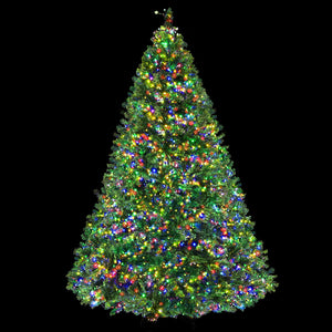 NNEDSZ Jingle Jollys Christmas Tree 2.4M Xmas Tree with 3190 LED Lights Multi Colour