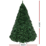 NNEDSZ Jingle Jollys Christmas Tree 2.4M Xmas Tree with 3190 LED Lights Multi Colour