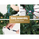 NNEDSZ Jingle Jollys Christmas Tree 2.4M Xmas Tree with 3190 LED Lights Multi Colour