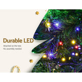 NNEDSZ Jingle Jollys Christmas Tree 2.4M Xmas Tree with 3190 LED Lights Multi Colour