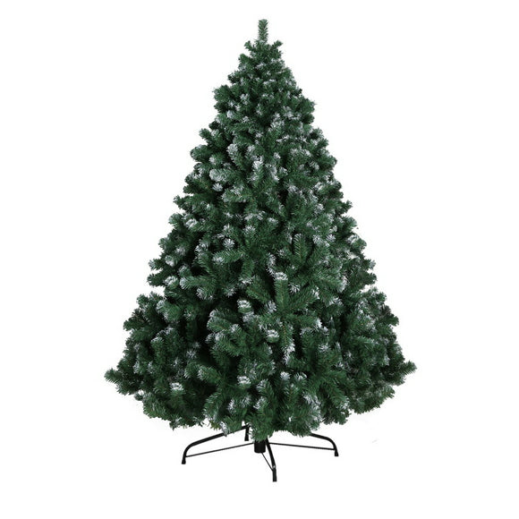 NNEDSZ Jollys 8FT Christmas Snow Tree