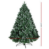 NNEDSZ Jollys 8FT Christmas Snow Tree