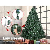NNEDSZ Jollys 8FT Christmas Snow Tree