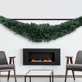 NNEDSZ Jollys Christmas Garland 2.1M Xmas Wreath Decoration Home Decor