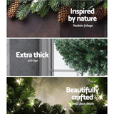 NNEDSZ Jollys Christmas Garland 2.4M Xmas Wreath Decoration Home Decor