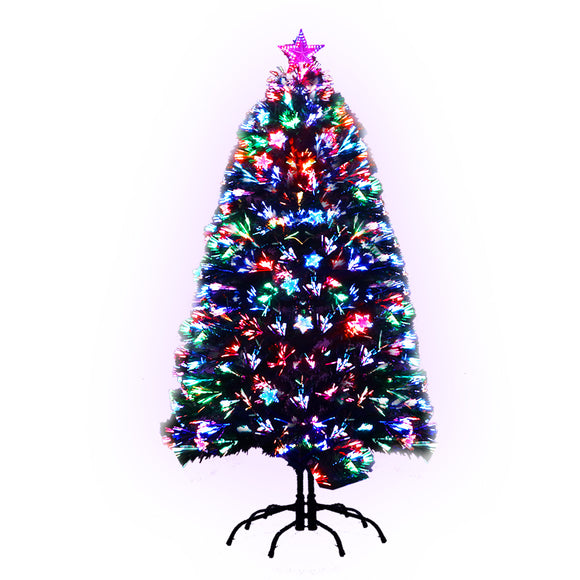 NNEDSZ Jollys 1.5M 5FT LED Christmas Tree Xmas Optic Fiber Multi Colour Lights