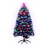 NNEDSZ Jollys 1.5M 5FT LED Christmas Tree Xmas Optic Fiber Multi Colour Lights