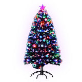 NNEDSZ Jollys 1.5M 5FT LED Christmas Tree Xmas Optic Fiber Multi Colour Lights