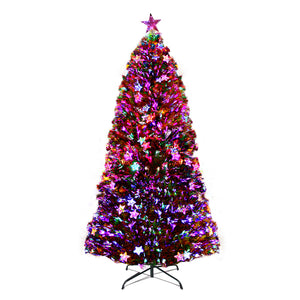 NNEDSZ Jollys 1.8M 6FT LED Christmas Tree Xmas Optic Fiber Multi Colour Lights
