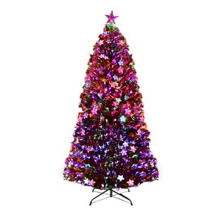 NNEDSZ Jollys 2.1M 7FT LED Christmas Tree Xmas Optic Fiber Multi Colour Lights
