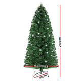 NNEDSZ Jollys 2.1M 7FT LED Christmas Tree Xmas Optic Fiber Multi Colour Lights