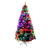 NNEDSZ Jollys 2.1M 7FT LED Christmas Tree Optic Fiber Xmas Multi Colour Lights