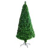 NNEDSZ Jollys 2.1M 7FT LED Christmas Tree Optic Fiber Xmas Multi Colour Lights