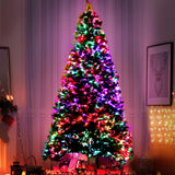 NNEDSZ Jollys 2.1M 7FT LED Christmas Tree Optic Fiber Xmas Multi Colour Lights