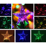 NNEDSZ Jollys 2.4M 8FT LED Christmas Tree Xmas Optic Fiber Multi Colour Lights