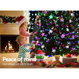 NNEDSZ Jollys 2.4M 8FT LED Christmas Tree Xmas Optic Fiber Multi Colour Lights
