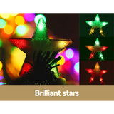 NNEDSZ Jingle Jollys Christmas Tree 1.8M 6FT LED Xmas Multi Colour Lights Optic Fibre