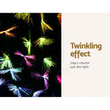 NNEDSZ Jingle Jollys Christmas Tree 2.1M 7FT LED Xmas Multi Colour Lights Optic Fibre