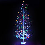 NNEDSZ Jingle Jollys Christmas Tree 1.8M 176 LED Xmas Multicolour Lights Optic Fibre